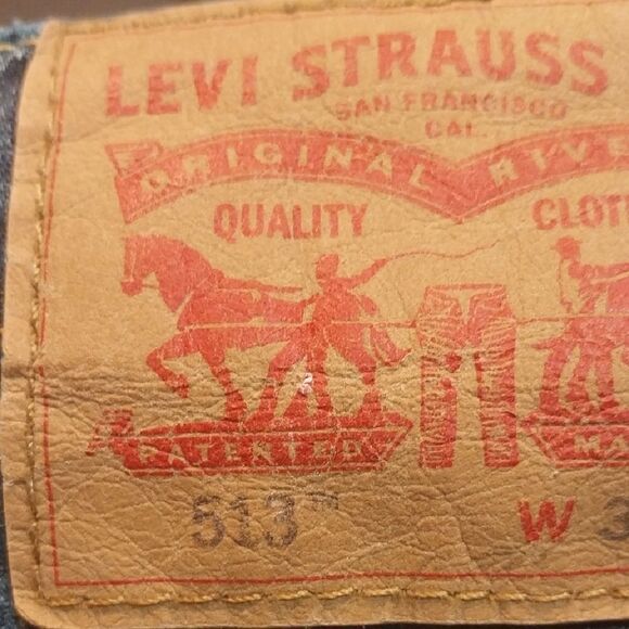 Levi's Blue Straight Jeans Classic Style - Picture 6 of 6